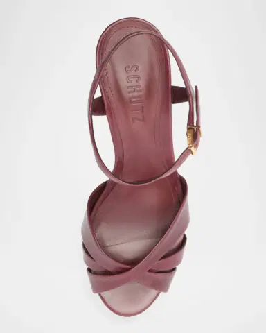 Schutz 100mm Keefa Leather Platform Sandals | Thumbnail 4 Schutz 100mm Keefa Leather Platform Sandals | Thumbnail 4