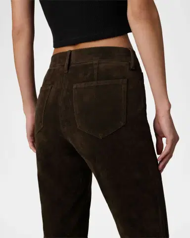 Joe's Jeans x WeWoreWhat The Vegan Suede Bootcut Jeans | Thumbnail 6