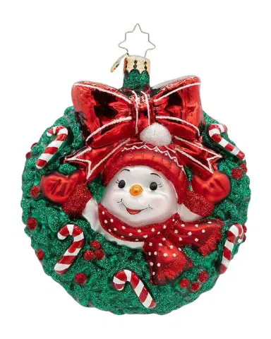 Christopher Radko Candy Cane Cuddles Christmas Ornament | Thumbnail 1