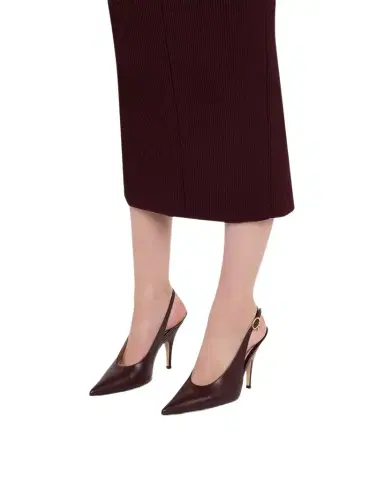 Gianvito Rossi 95mm Sofia Leather Slingback Pumps | Thumbnail 1