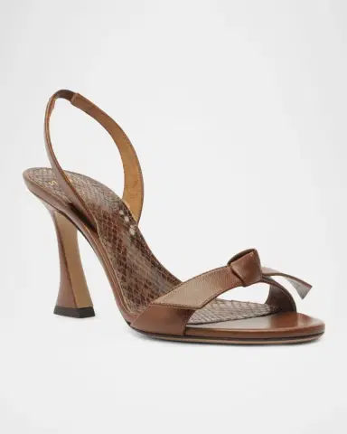 Alexandre Birman 60mm Clarita Leather Slingback Sandals | Thumbnail 2