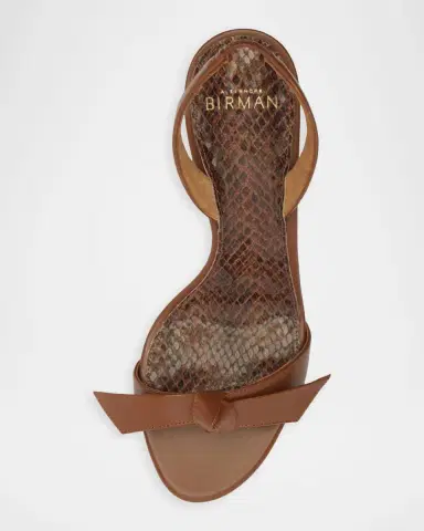 Alexandre Birman 60mm Clarita Leather Slingback Sandals | Thumbnail 5
