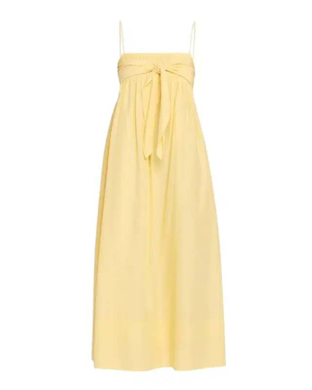 Vince Tie-Front Cotton Maxi Dress