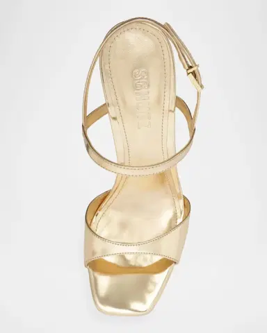 Schutz 145mm Arlene Metallic Leather Platform Sandals | Thumbnail 4 Schutz 145mm Arlene Metallic Leather Platform Sandals | Thumbnail 4