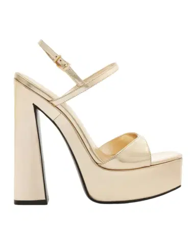 Schutz 145mm Arlene Metallic Leather Platform Sandals | Thumbnail 1 Schutz 145mm Arlene Metallic Leather Platform Sandals | Thumbnail 1