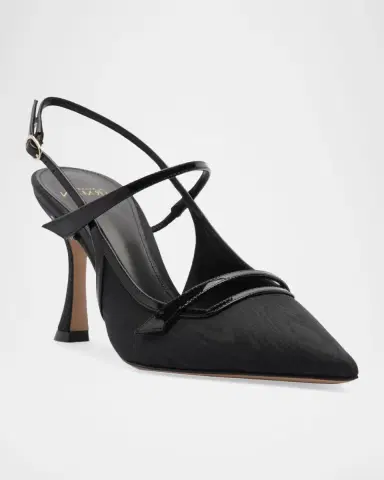 Alexandre Birman 85mm Tita Moire Slingback Pumps | Thumbnail 2 Alexandre Birman 85mm Tita Moire Slingback Pumps | Thumbnail 2