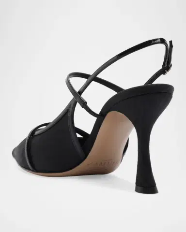 Alexandre Birman 85mm Tita Moire Slingback Pumps | Thumbnail 3 Alexandre Birman 85mm Tita Moire Slingback Pumps | Thumbnail 3