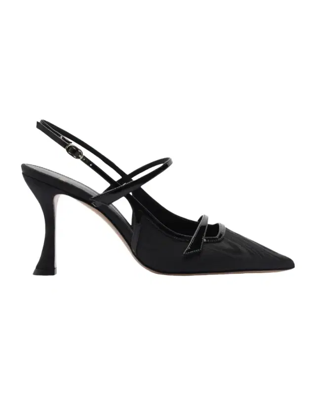 Alexandre Birman 85mm Tita Moire Slingback Pumps