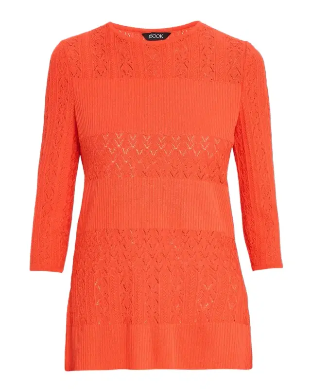 Pointelle-Knit Tunic