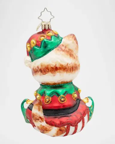Christopher Radko Holly Jolly Kitty Christmas Ornament | Thumbnail 2 Christopher Radko Holly Jolly Kitty Christmas Ornament | Thumbnail 2