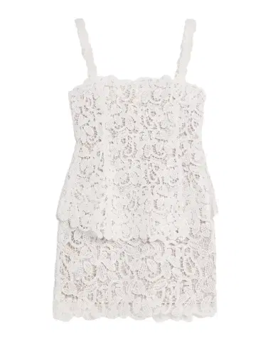 Simkhai Rylin Floral Raffia Lace Mini Dress | Thumbnail 1 Simkhai Rylin Floral Raffia Lace Mini Dress | Thumbnail 1