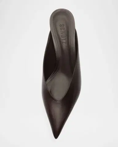 Schutz 55mm Loren Leather Mule Pumps | Thumbnail 4 Schutz 55mm Loren Leather Mule Pumps | Thumbnail 4