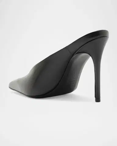 Schutz 100mm Loren Leather Mule Pumps | Thumbnail 3 Schutz 100mm Loren Leather Mule Pumps | Thumbnail 3