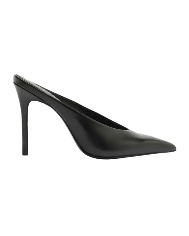 Schutz 100mm Loren Leather Mule Pumps