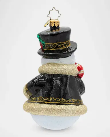 Christopher Radko The Frosted Gentleman Christmas Ornament | Thumbnail 2 Christopher Radko The Frosted Gentleman Christmas Ornament | Thumbnail 2