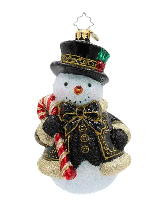 Christopher Radko The Frosted Gentleman Christmas Ornament