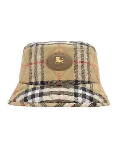 Burberry Check EKD Quilted Bucket Hat | Thumbnail 1