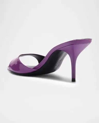 Schutz 75mm Elodie Patent Leather Mules | Thumbnail 3