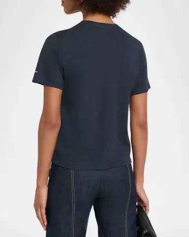 Cinq a Sept Graphic Cotton T-Shirt | Thumbnail 3