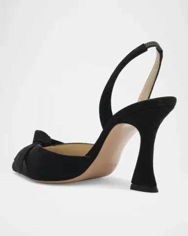 Alexandre Birman 85mm Clarita Suede Slingback Pumps | Thumbnail 3