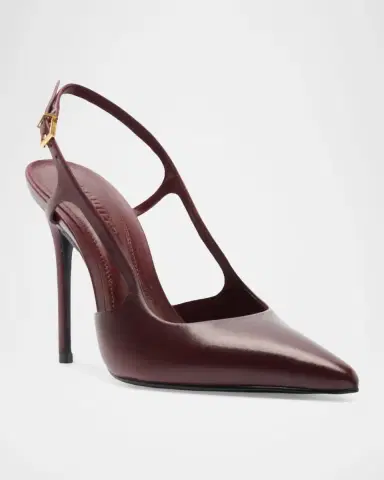 Schutz 110mm Boris Leather Slingback Pumps | Thumbnail 2 Schutz 110mm Boris Leather Slingback Pumps | Thumbnail 2