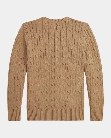 Polo Ralph Lauren Boy's Mini-Cable Cotton Crewneck Sweater, Size S-X | Thumbnail 2