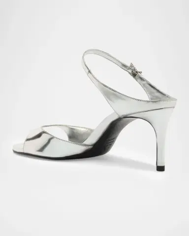 Schutz 75mm Lyra Metallic Leather Sandals | Thumbnail 3 Schutz 75mm Lyra Metallic Leather Sandals | Thumbnail 3