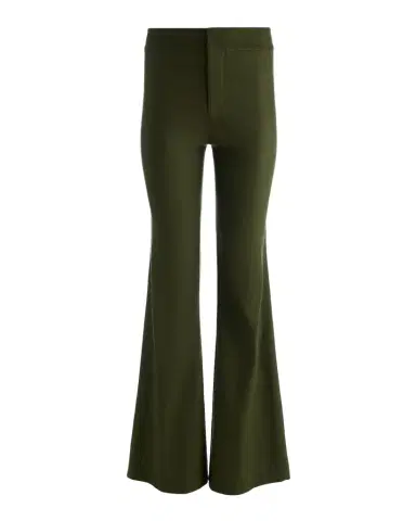 Alice + Olivia Andrew Mid-Rise Bootcut Pants | Thumbnail 1 Alice + Olivia Andrew Mid-Rise Bootcut Pants | Thumbnail 1