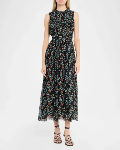 Ulla Johnson Celestina Floral Silk Chiffon Maxi Dress | Thumbnail 2 Ulla Johnson Celestina Floral Silk Chiffon Maxi Dress | Thumbnail 2