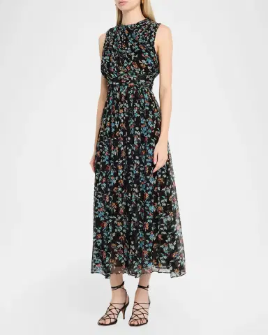 Ulla Johnson Celestina Floral Silk Chiffon Maxi Dress | Thumbnail 4 Ulla Johnson Celestina Floral Silk Chiffon Maxi Dress | Thumbnail 4