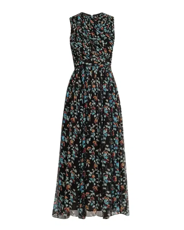 Ulla Johnson Celestina Floral Silk Chiffon Maxi Dress