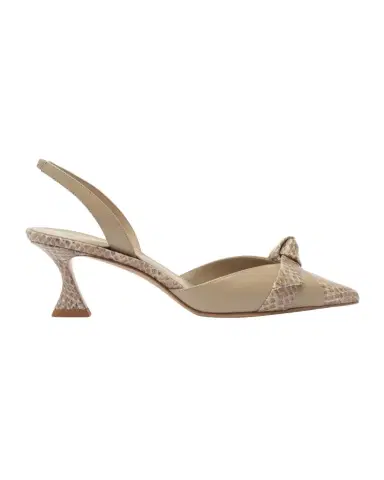 Alexandre Birman 60mm Clarita Mixed Leather Slingback Pumps | Thumbnail 1 Alexandre Birman 60mm Clarita Mixed Leather Slingback Pumps | Thumbnail 1