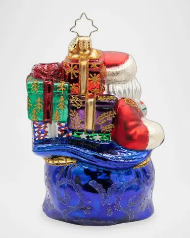 Christopher Radko Kris Kringle's Bundle Christmas Ornament | Thumbnail 2 Christopher Radko Kris Kringle's Bundle Christmas Ornament | Thumbnail 2