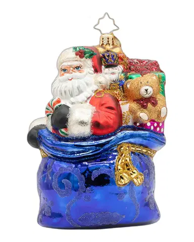 Christopher Radko Kris Kringle's Bundle Christmas Ornament | Thumbnail 3 Christopher Radko Kris Kringle's Bundle Christmas Ornament | Thumbnail 3