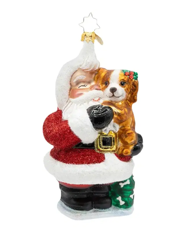 Christopher Radko Jolly & Pawsome Christmas Ornament