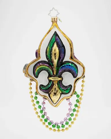 Christopher Radko Gator Gras Christmas Ornament | Thumbnail 2