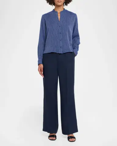 Elie Tahari The Ellie Straight-Leg Linen Pants | Thumbnail 2 Elie Tahari The Ellie Straight-Leg Linen Pants | Thumbnail 2