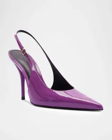 Schutz 100mm Liora Patent Leather Slingback Pumps | Thumbnail 2 Schutz 100mm Liora Patent Leather Slingback Pumps | Thumbnail 2