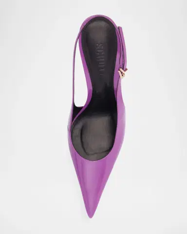 Schutz 100mm Liora Patent Leather Slingback Pumps | Thumbnail 4 Schutz 100mm Liora Patent Leather Slingback Pumps | Thumbnail 4