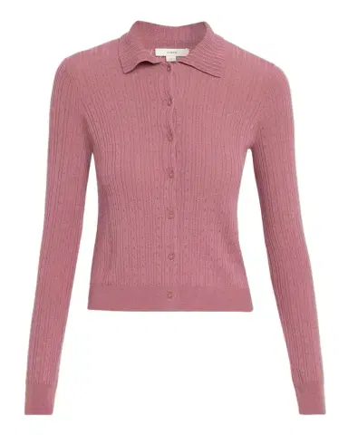 Vince Pointelle Wool Cardigan | Thumbnail 1 Vince Pointelle Wool Cardigan | Thumbnail 1