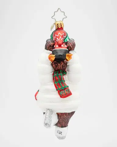 Christopher Radko Bearly Skating Christmas Ornament | Thumbnail 2
