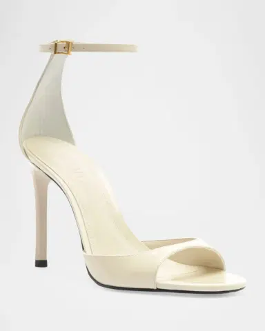 Schutz 100mm Scarlett Leather Ankle-Strap Sandals | Thumbnail 2