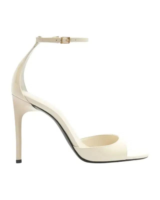 Schutz 100mm Scarlett Leather Ankle-Strap Sandals
