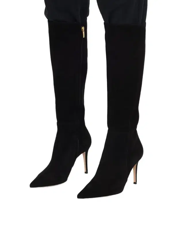 Gianvito Rossi 85mm Suede Knee-High Boots