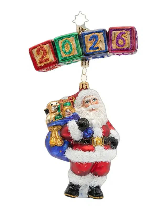Christopher Radko 2026: Season of Smiles Christmas Ornament