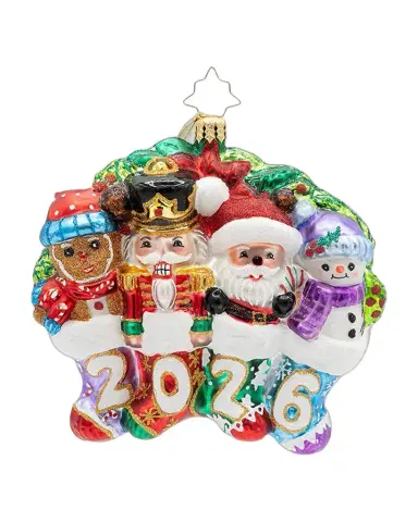 Christopher Radko 2026 Together for the Holidays Christmas Ornament | Thumbnail 1