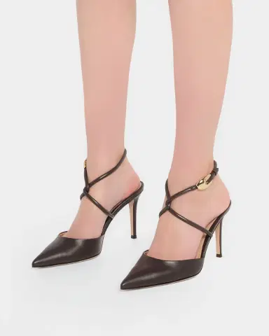 Gianvito Rossi 85mm Nappa Leather Ankle-Strap Pumps | Thumbnail 2 Gianvito Rossi 85mm Nappa Leather Ankle-Strap Pumps | Thumbnail 2