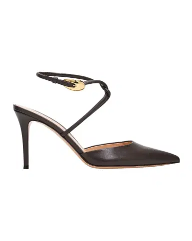 Gianvito Rossi 85mm Nappa Leather Ankle-Strap Pumps | Thumbnail 1 Gianvito Rossi 85mm Nappa Leather Ankle-Strap Pumps | Thumbnail 1