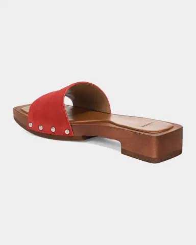 Vince Barbara Suede Slide Sandals | Thumbnail 3