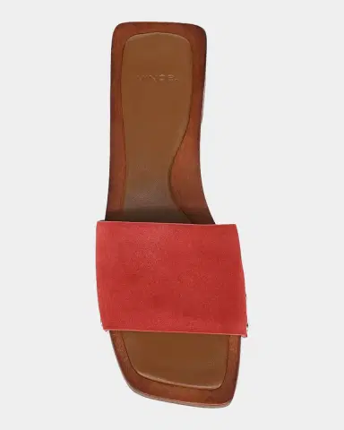 Vince Barbara Suede Slide Sandals | Thumbnail 4